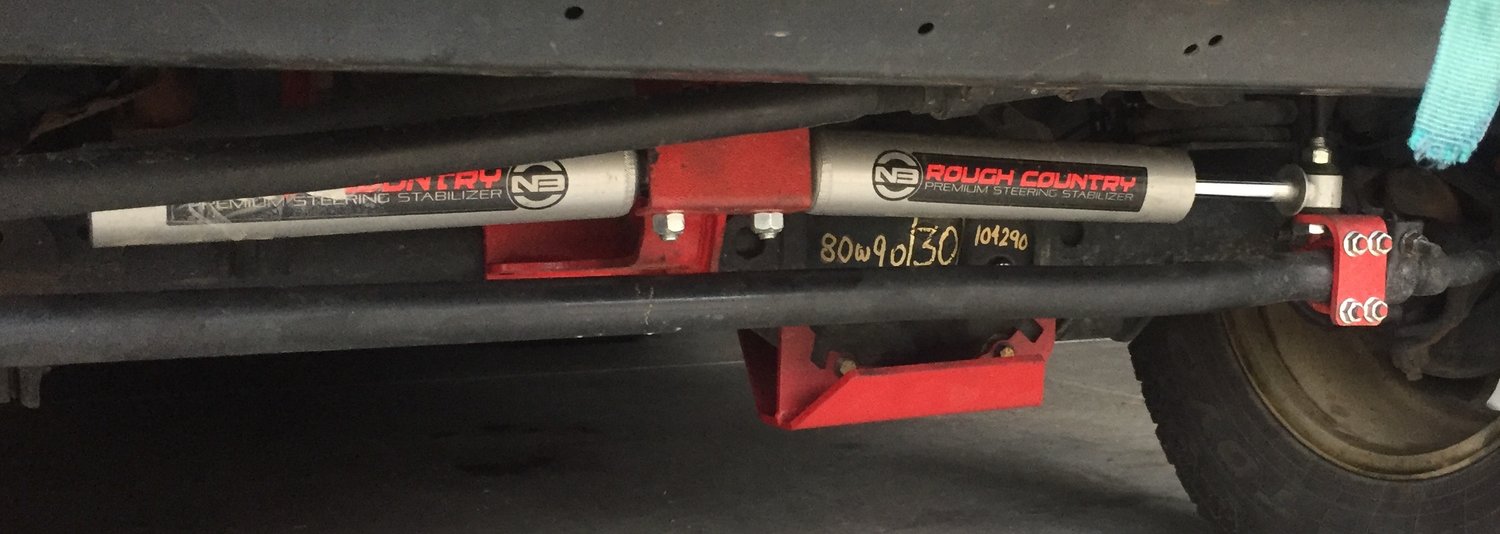 Rough Country 8734930 N3 Dual Steering Stabilizer for 0718 Jeep